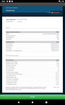 Bosch EasyService android App screenshot 0