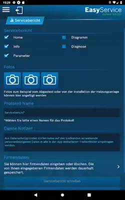 Bosch EasyService android App screenshot 1